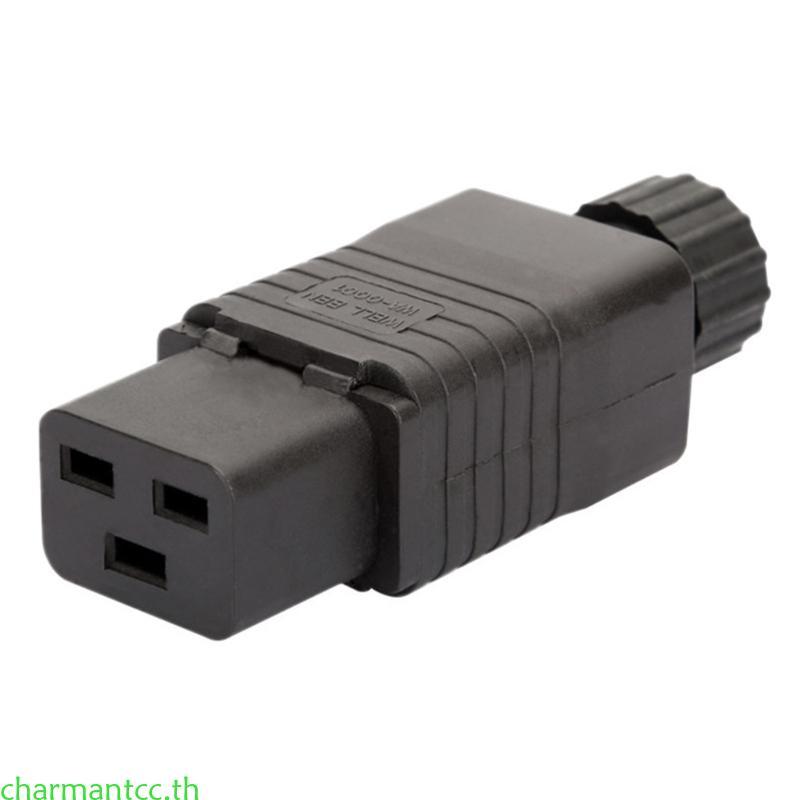 Charmantcc IEC PDU UPS 16A 250VAC 320 C 19 ปลั๊ก IEC C19 DIY ปลั๊ก conector IEC 320 C19 IEC PDU Plug