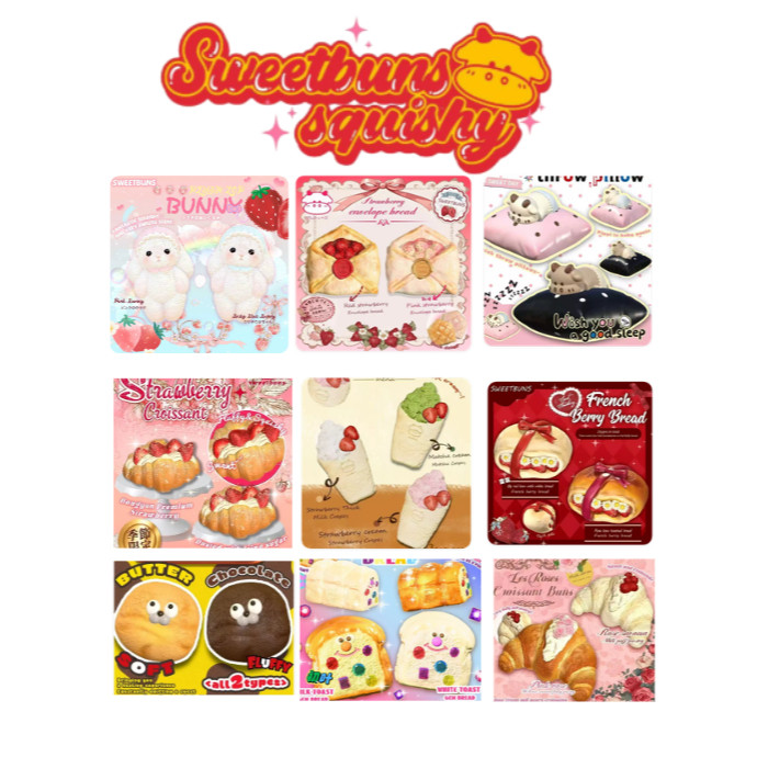 สินค้าพร้อมส่ง สกุชชี่ Sweetbuns สวีทบัน พร้อมส่ง