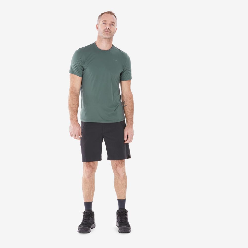 Decathlon Men'S Hiking Synthetic Short-Sleeved T-Shirt รูปที่ 3