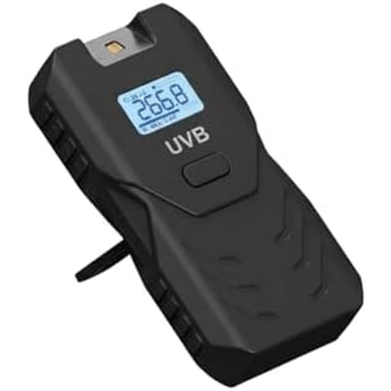 Fenteer สัตว์เลื้อยคลาน Uvb เครื่องทดสอบมือถือ Uvb Meter Terrarium Gauge Light เครื่องมือแบบพกพาสําห