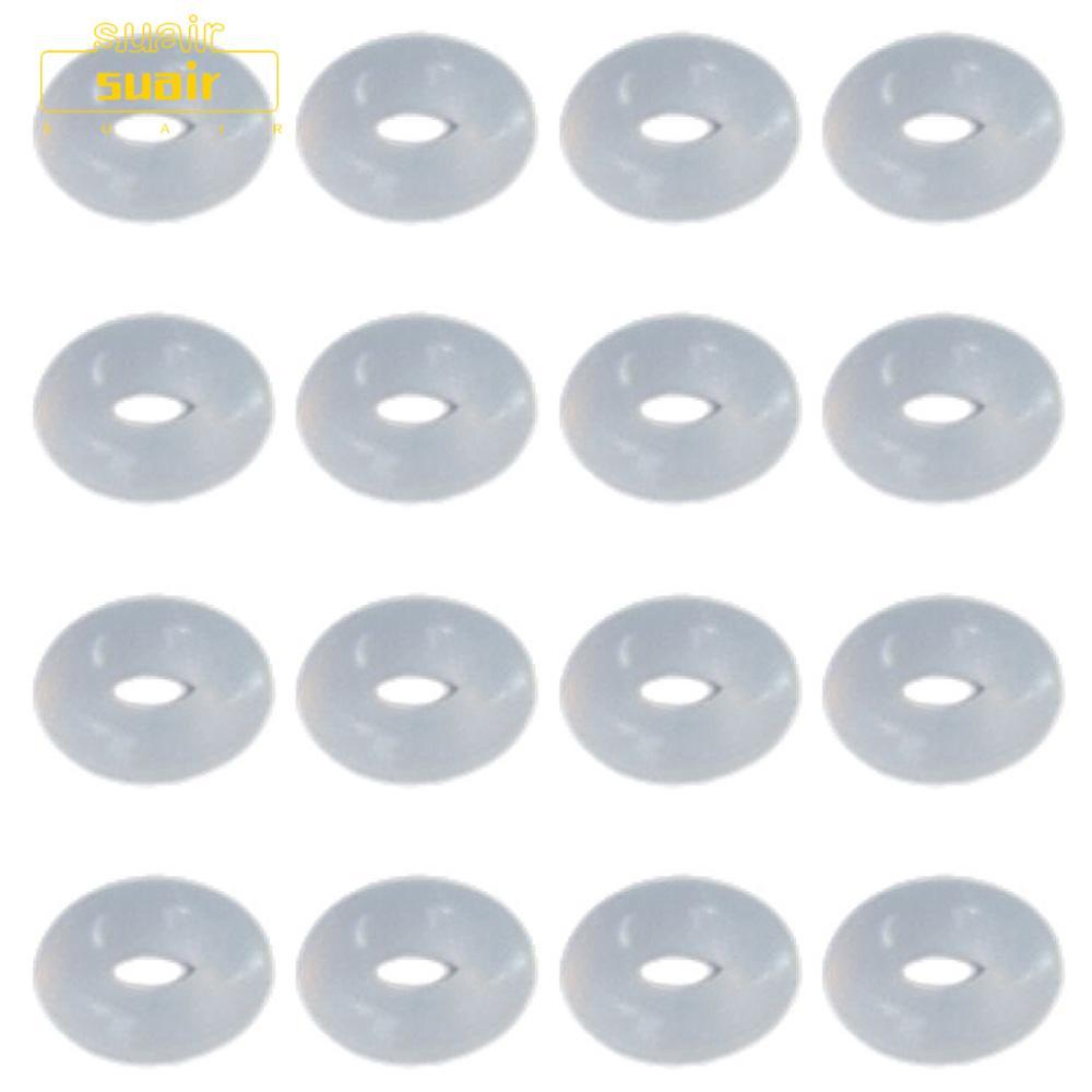 SUAIR 300 ชิ้นลูกปัด Stopper, ยางโปร่งใส O แหวนสําหรับเครื่องประดับ, DIY เครื่องประดับทําอุปกรณ์เสริ