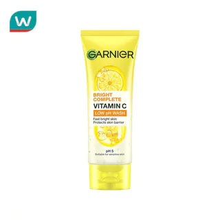 Garnier การ์นิเย่ ไบรท์ คอมพลีท วิตามินซี โลว์ พีเอช วอช 100 มล.