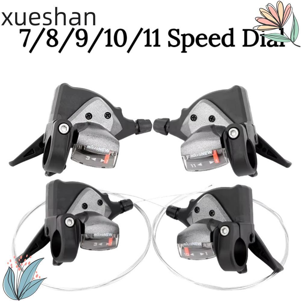 XUESHAN จักรยาน Shifter, ซ้ายขวา Thumb Universal Mountain Bike Shifter, 7/8/9/10/11Speed Shifter Lev