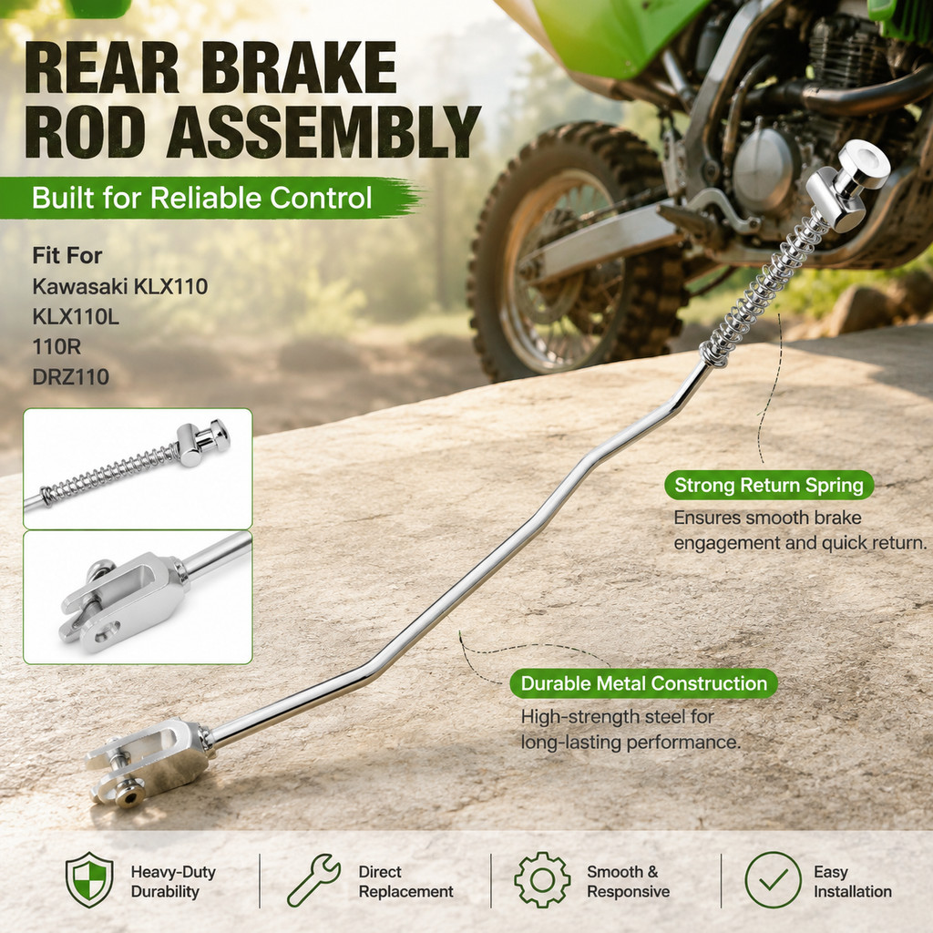 ชุดก้านเบรคหลังสําหรับ Kawasaki KLX110 KLX110L 110R DRZ110