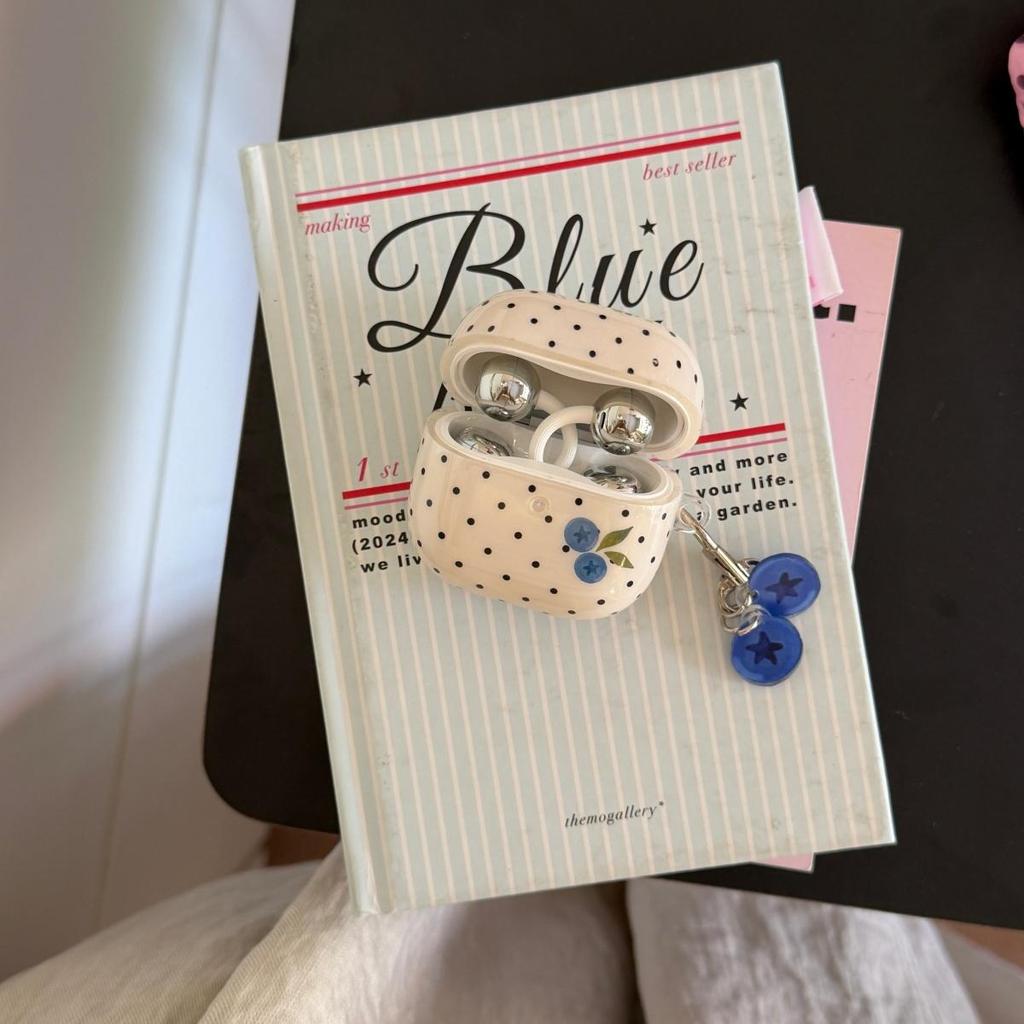 เคสบลูเบอร์รี่เข้ากันได้กับ Samsung Galaxy Buds Core/4/3/3FE/Buds 2/Pro/Live/FE เคสหูฟังสําหรับ Huaw