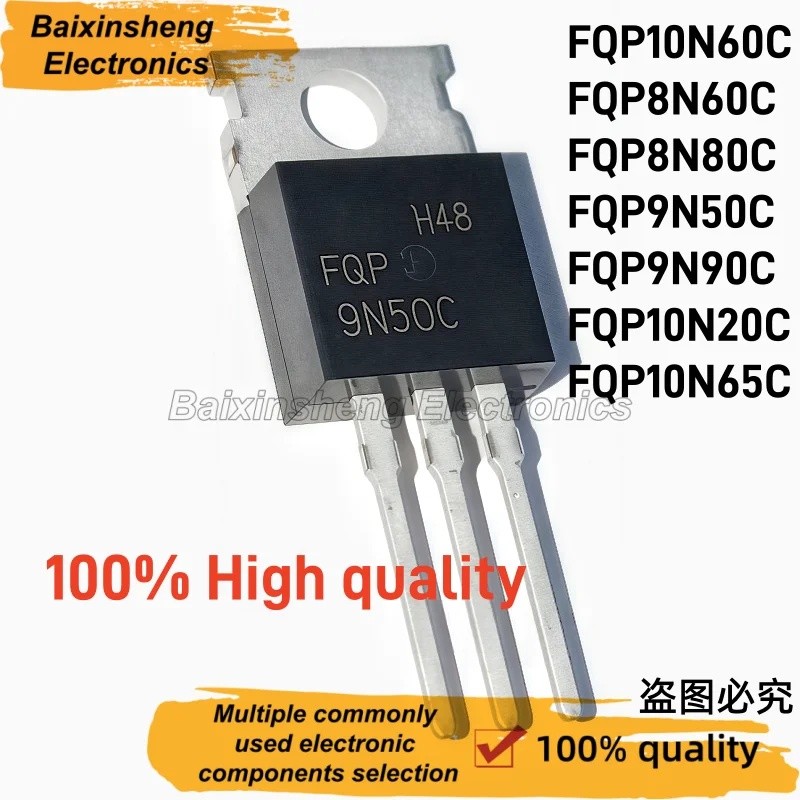 1-5PCS FQP10N60C FQP8N60C FQP8N80C FQP9N50C FQP9N90C FQP10N65C TO-220 ขายส่ง Field Effect ทรานซิสเตอ