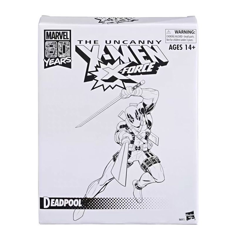 Hasbro Marvel Legends Retro Wall Card Deadpool 80th Anniversary Limited Movable