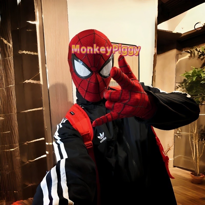 ใหม่ Spider-Man 4 PETER PARKER หน้ากากคอสเพลย์ Spiderman คอสเพลย์ Props Conventions ฮาโลวีนและวันเกิดงานปาร์ตี้