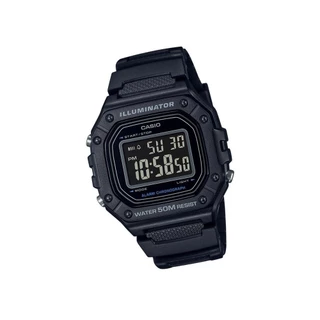 CASIO นาฬิกาข้อมือ CASIO รุ่น W-218H-1BVDF วัสดุเรซิ่น สีดำ