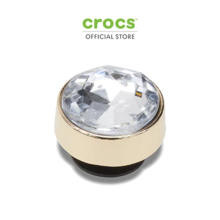 CROCS ตัวติดรองเท้า JIBBITZ GOLD CLEAR GEM
