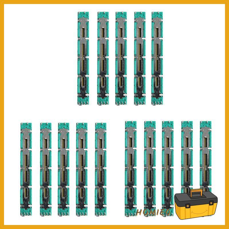 HOMIE0 5 ชิ้นศาสตราจารย์ Potentiometer A10K A20K A50K Original Duplex Potentiometer