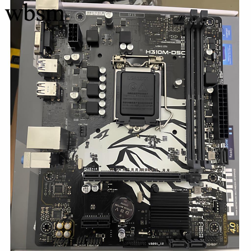 [คอลัมน์เมนบอร์ด] ชาร์จใหม่ 1151 พิน Asus Holy Flag H310M-DSC เมนบอร์ดแบบบูรณาการ H310 VGA DVI USB3 