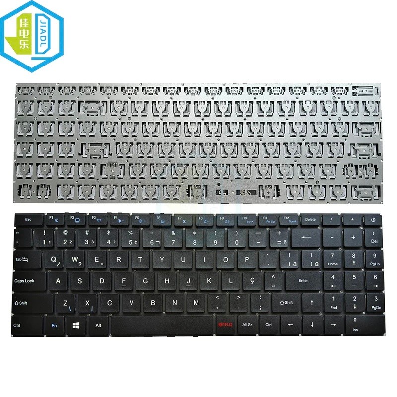 BR Brazilian No Backlit Laptop Keyboard สําหรับ MB3302001 PRIDE-K4592 XS330-4 XM330M NE15A1 NE15A1LK