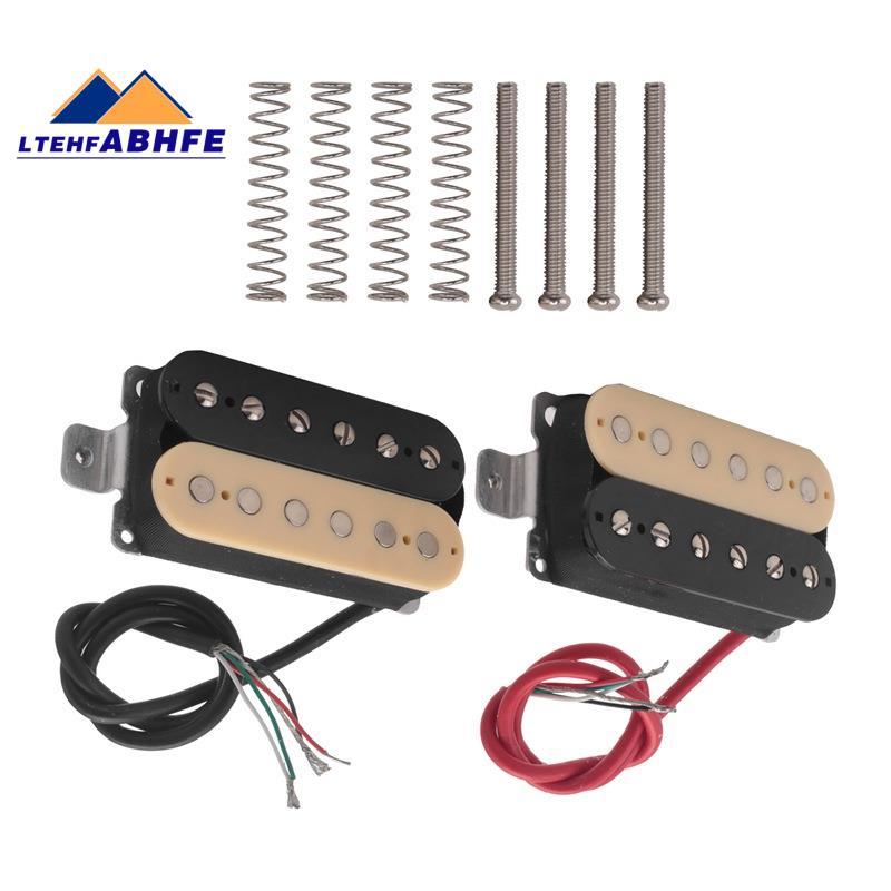 [ขายร้อน L] 1 ชุดกีตาร์ไฟฟ้า Humbucker Pickups Bridge Alnico V Pickup Guitar Pickup Bridge