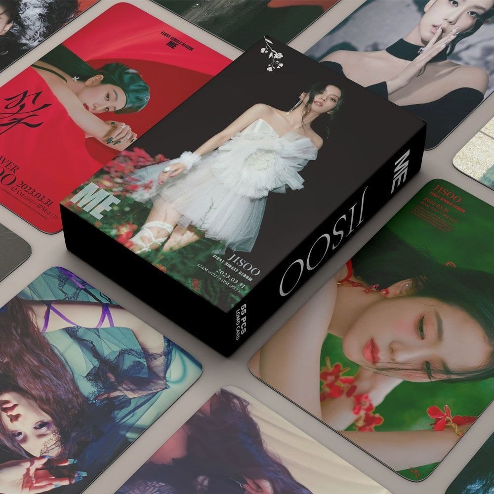 55 ชิ้น Jisoo ME Kim Jisoo Photocard Self-Printing Photocard การ์ด blackpink Star สนับสนุนสินค้า Pho