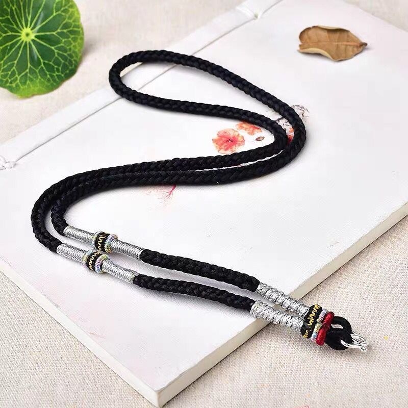 Amulet Chain สร้อยคอแปดสาระเชือกสร้อยคอหรูหราเชือกคอถักสร้อยคอเชือก High-End Hand-Braided เชือกจี้ทอ