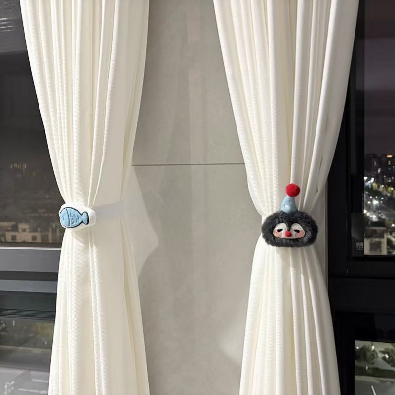 New Product#Princess-style cute penguin curtain tiebacks for bedroom and living room, decorative cur