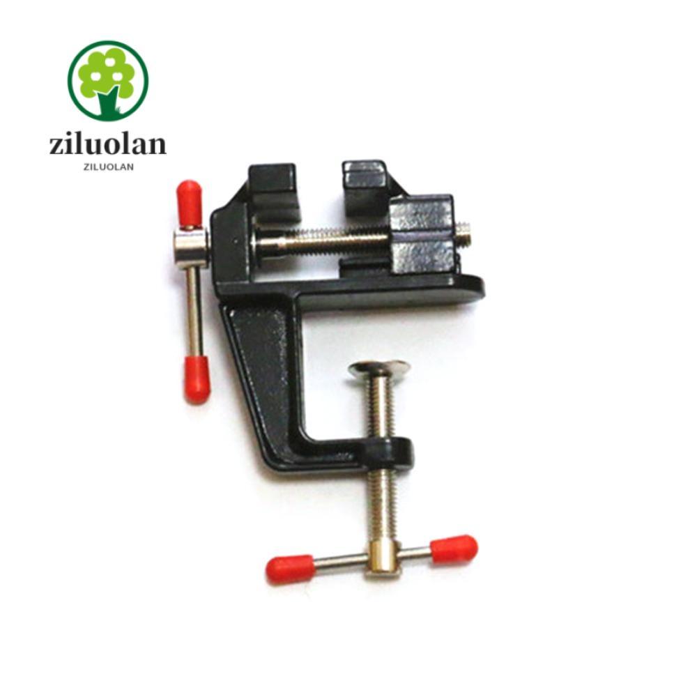 ZILUOLAN Mini Work Bench Vise,อลูมิเนียมClamp On Design Hobby Bench Vise,แบบพกพาMiniature Size Bench