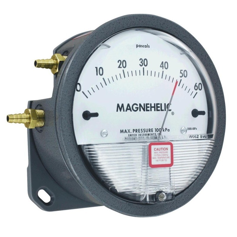 เกจวัดแรงดันแตกต่างแบบกลไก Dwyer DWYER 0-60pa รุ่น MAGNEHELIC เกจวัดแรงดันลบแบบเข็ม รุ่น 2000