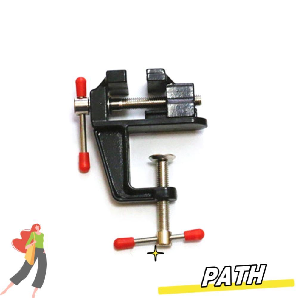 PATH Mini Work Bench Vise, CLAMP On Design อลูมิเนียม Hobby Bench Vise, แบบพกพา Bench Vice Mount Min