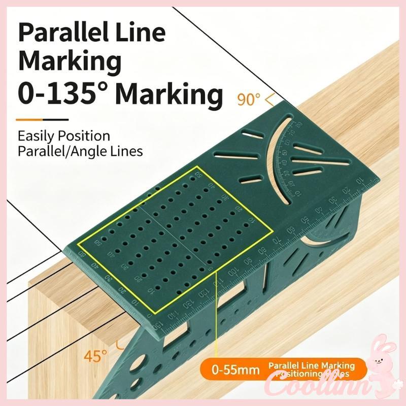 COO DIY Workshop Square พร้อมคู่มือวัดเครื่องหมายไลน์สําหรับใช้ในเค้าโครงโครงการ