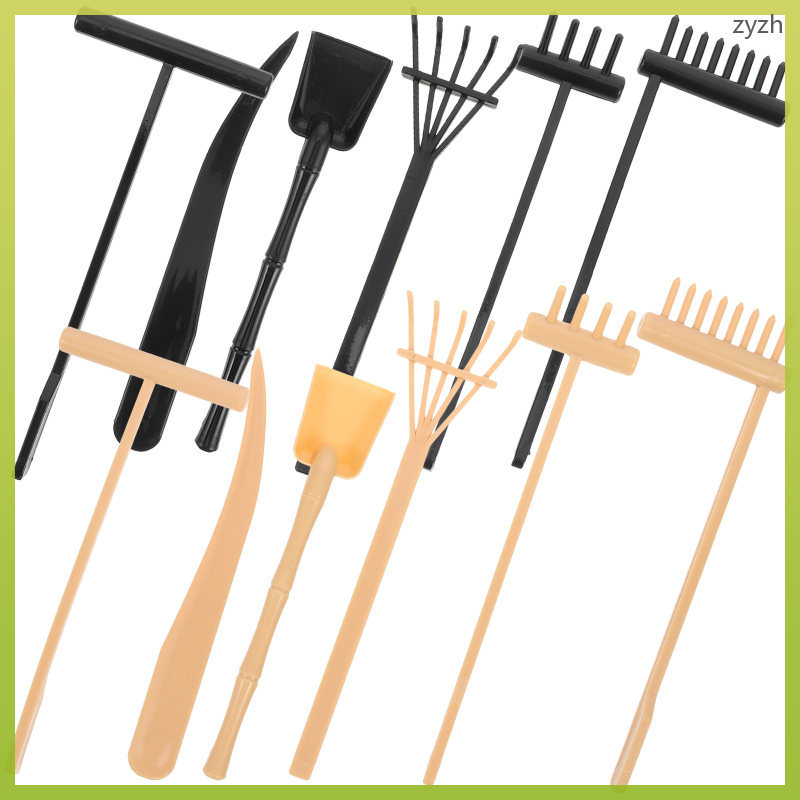 1 ชุดทรายตารางเครื่องมือ Zen Garden เครื่องมือ Zen Rake เครื่องมือ Zen ถาดทราย Rake หัตถกรรม zhiyuan