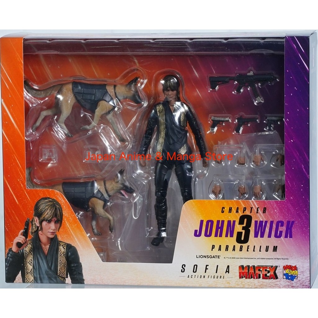 MEDICOM TOY MAFEX No. 274 John Wick: Chapter 3 SOFIA Action Figure Japan