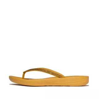 FITFLOP IQUSHION SPARKLE รองเท้าแตะผู้หญิง รุ่น R08-D65 สี YELLOW