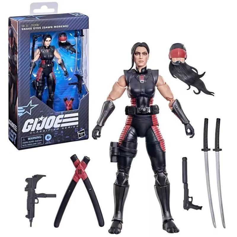 พร้อมสต็อก Hasbro Special Forces Female Snake Eye GIJOE 20cm