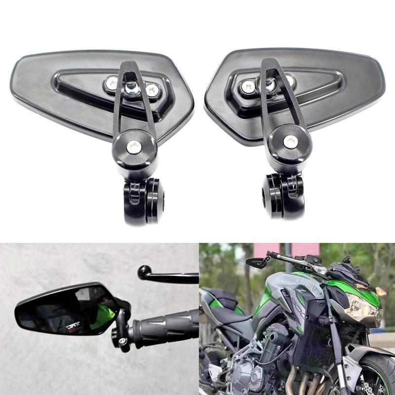 เหมาะสําหรับ Kawasaki Z900 กระจกจับ Z400 Z800 Z250 Z1000 รถจักรยานยนต์ดัดแปลงกระจกมองหลังสะท้อนแสง