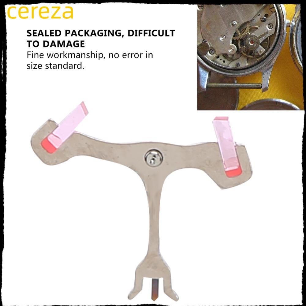 CEREZA ส้อมนาฬิกา Escapement, Silver Alloy Watch Movement Replacement Part, Small Size Watch Movemen