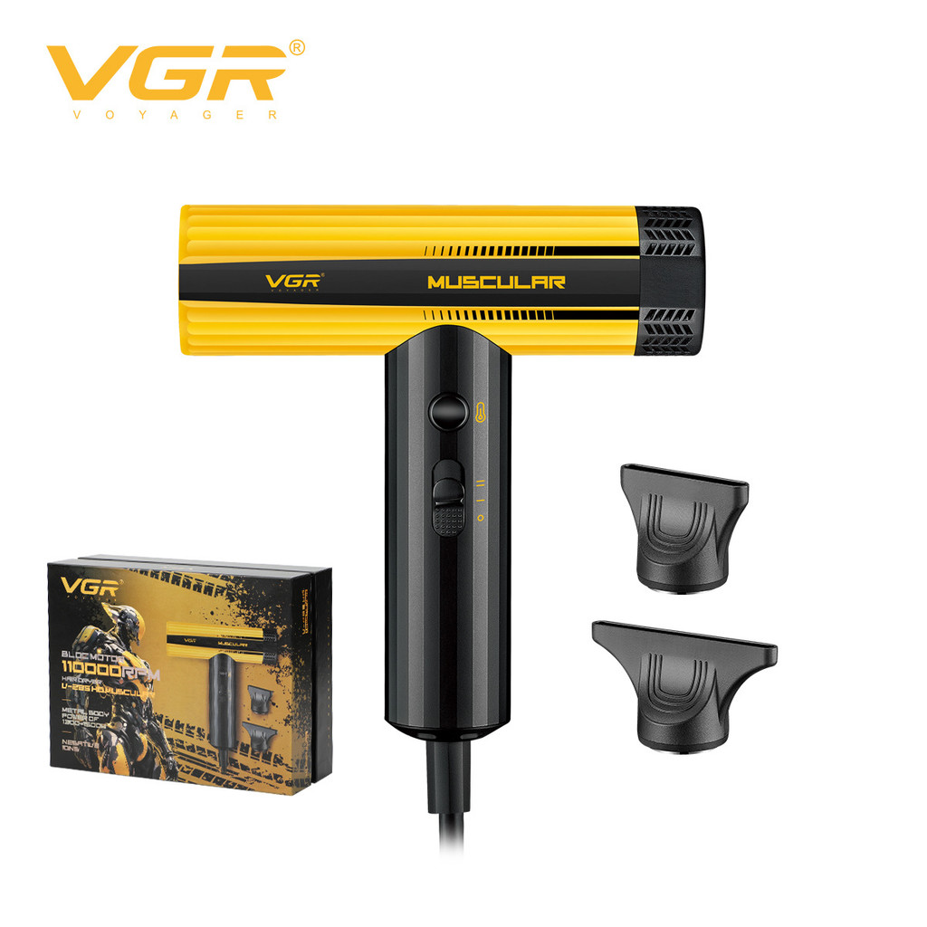 VGR285HD เครื่องเป่าผมไอออนลบ - รุ่นผู้หญิงพร้อมมอเตอร์ DC ความเร็วสูงและไร้แปรงถ่าน