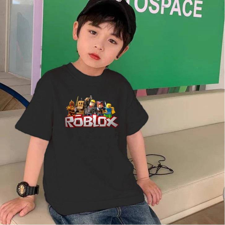 24h ship เสื้อยืดแขนสั้นลายพิมพ์ ro3blox สำหรับเด็กและผู้ชาย คอกลมคุณภาพสูง cod