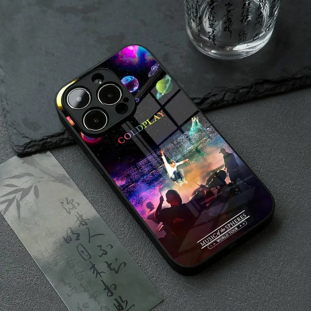 BK-1 C-Coldplay-Yเคสโทรศัพท์สําหรับIPhone 17 18 16 14 Pro 15 13 12 Max 11 XR XS 6 Air 7 8 6s Xหรูหรา