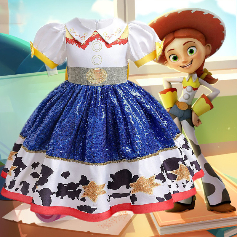 Jessie Cowboy Dress in Toy Story Toy Story for Girls 8-24kg Halloween