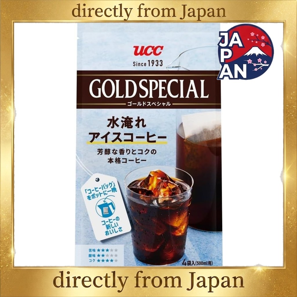 UCC Gold Special Coffee Bag Cold Brew Iced Coffee 4 Packs x 3 Pieces chis_select_JAPAN SHOP