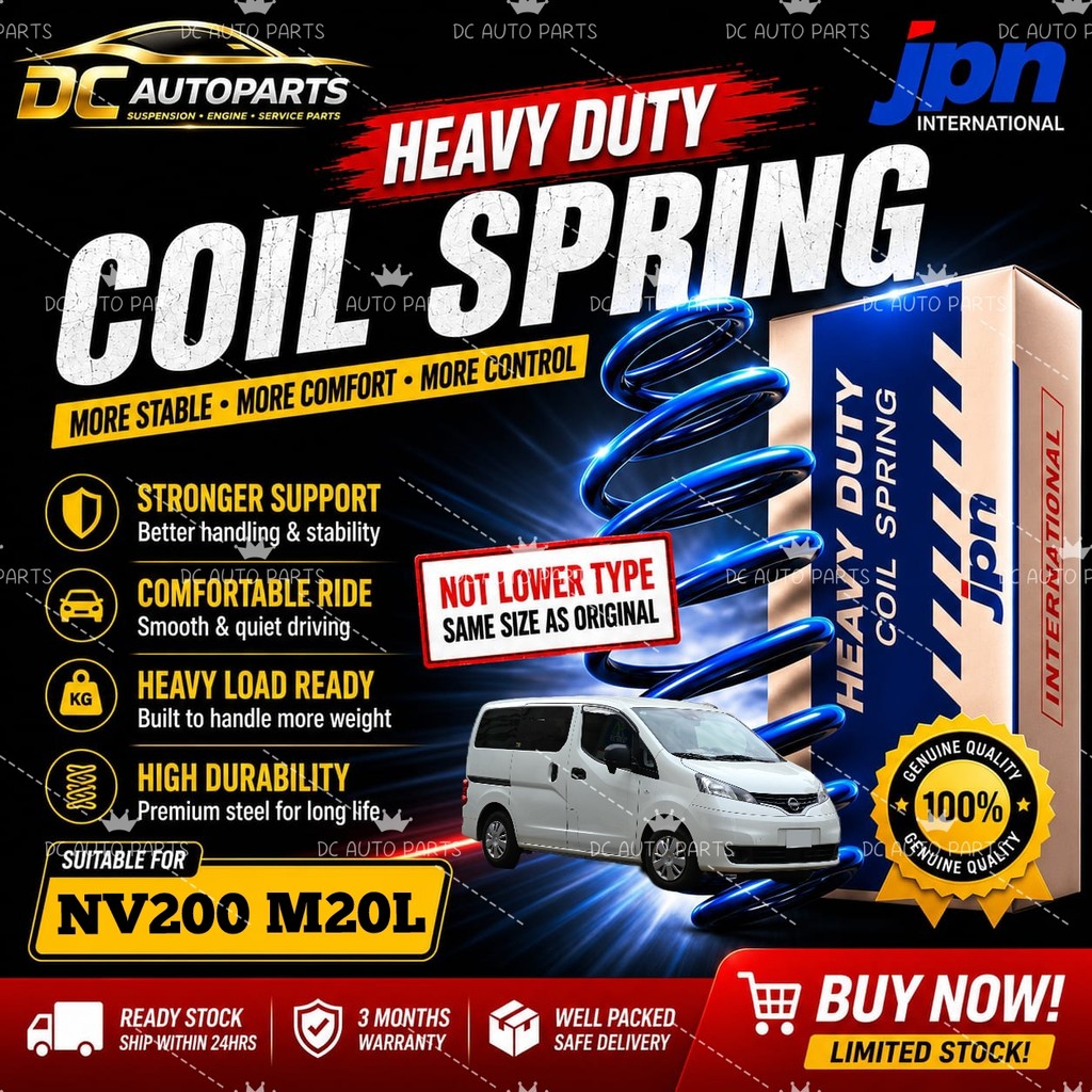 JPN INTERNATIONAL HEAVY DUTY SPRING NISSAN NV200 M20L 1.6CC ชุดหน้า