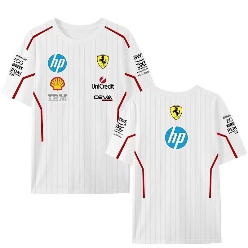 F1 Li Racing Team Clothes Formula Racing Racing Suit Suit Zhou Guanyu Same Short Sleeve T Shirt 1XzZ