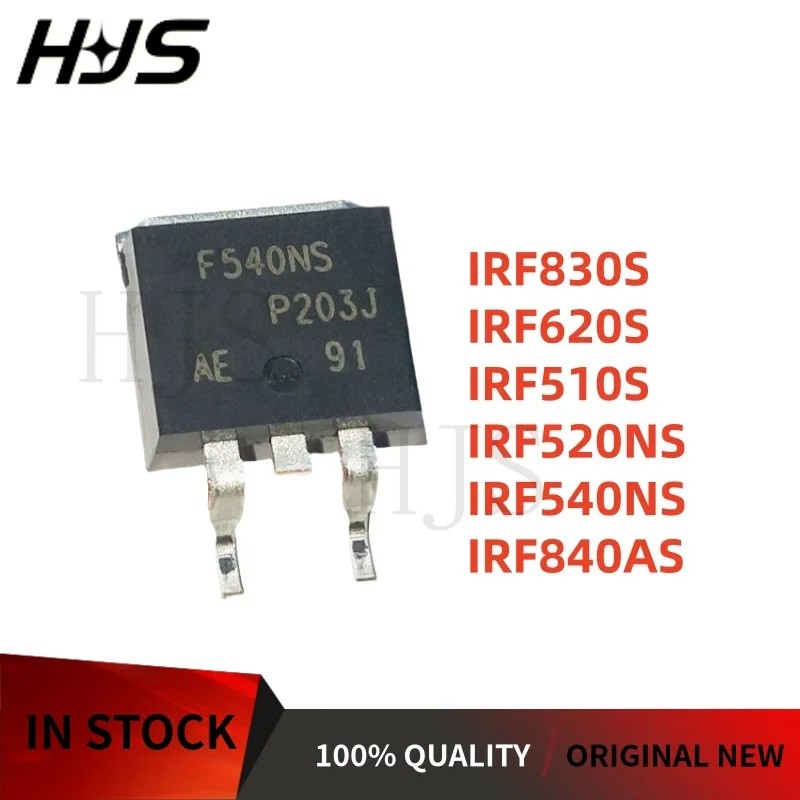 5 ชิ้นใหม่เอี่ยม IRF510S IRF520NS IRF540NS IRF620S IRF830S IRF840AS TO-263 ในสต็อก