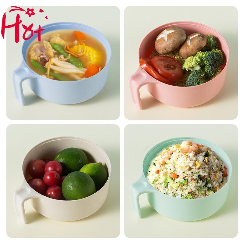 GE Ramen Bowl Set Ramen Noodles Bowl With Chopstis Ramen Bowl Microwavable Cooker Bowl พร้อมฝาปิดสี่
