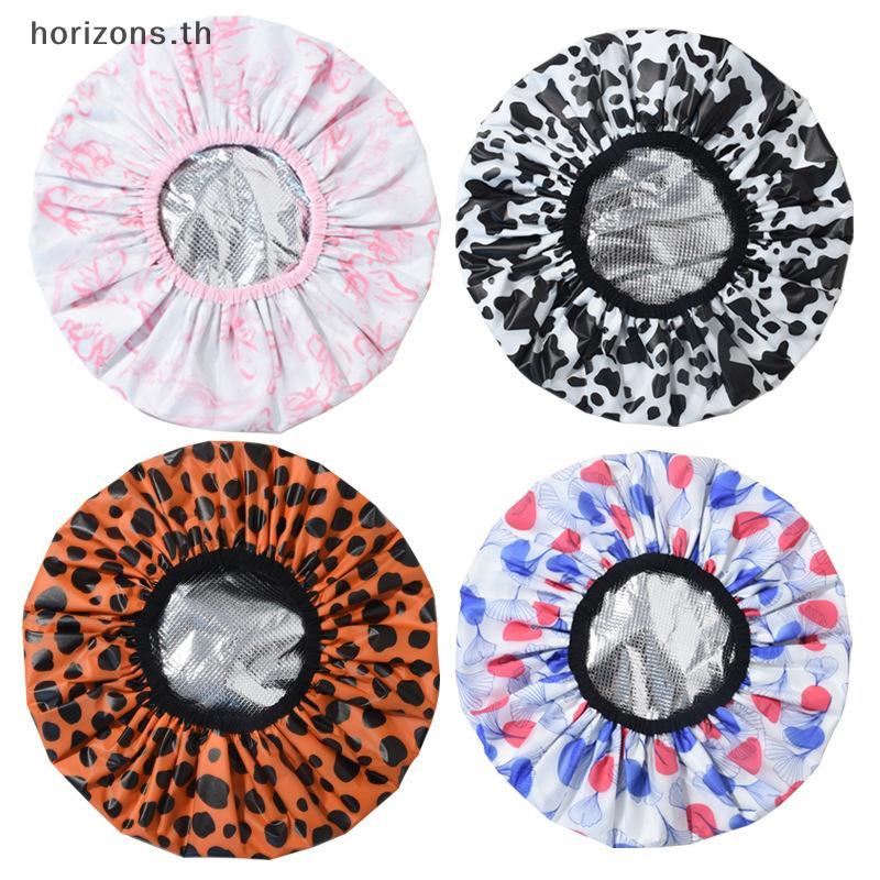 [B&H] หมวกฟอยล์ดีบุกทําความร้อนด้วยตนเอง Thiened Heating Steam Hair Mask Cap ร้านทําผมแบบพกพาหมวกอบเรียบ {th}
