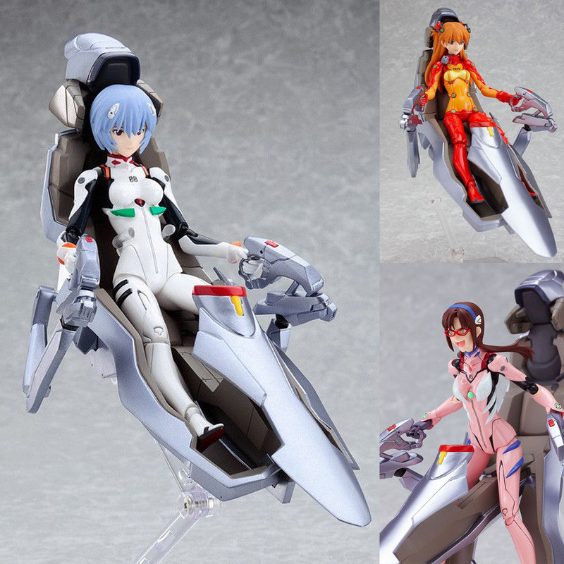 Figma 091 Rei Ayanami Articulated Action Figure Evangelion ใหม่ Theatrical รุ่นปลั๊กชุดสะสม Pvc Abs 