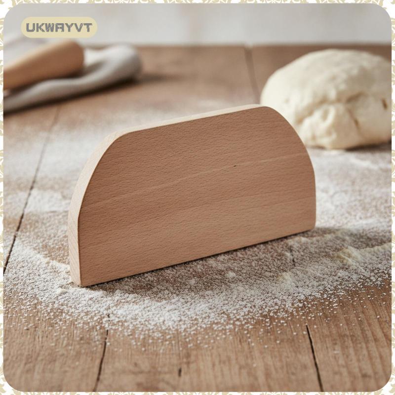[ukwryvt] Pastry Scraper Unfinished Bench Scraper Pastry Cutter เครื่องมือห้องครัวยาวนานอเนกประสงค์ส