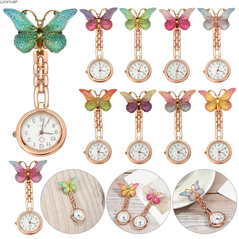 LUCKYUFT Pocket Watch Lovely Medical Nurse Quartz Clock