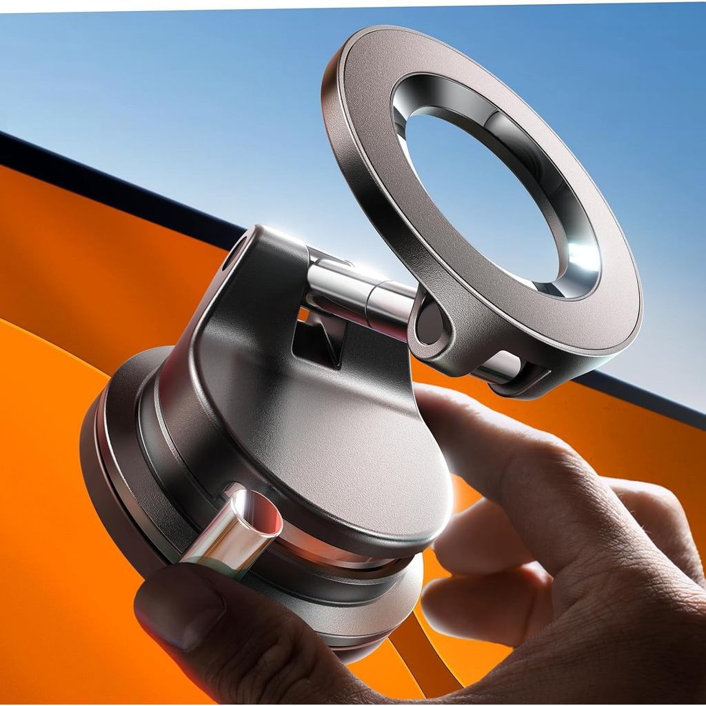 LISEN สําหรับ Magsafe Car Mount, ที่วางโทรศัพท์มือถือสําหรับรถยนต์ของคุณ, อุปกรณ์ในรถยนต์แบบแม่เหล็ก
