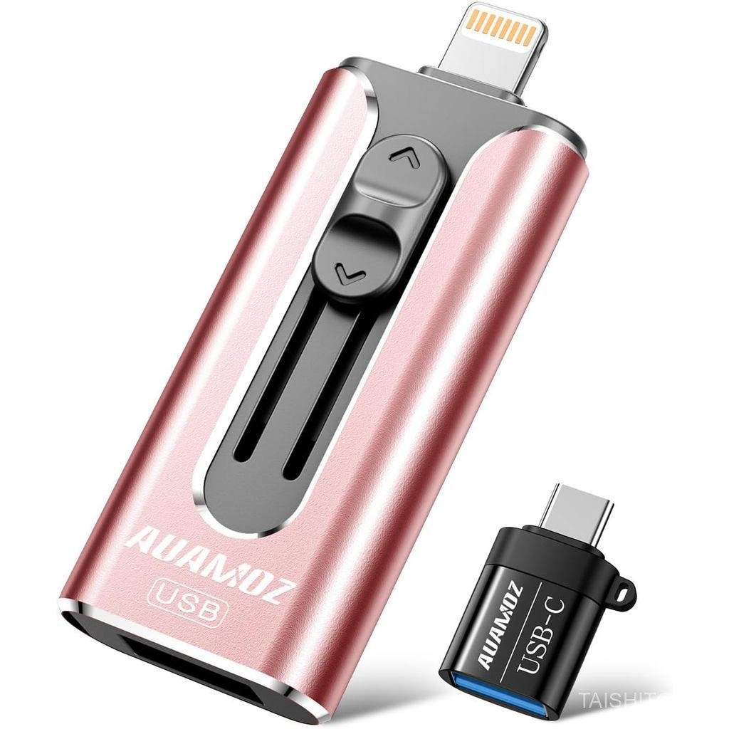 256GB แฟลชไดรฟ์สําหรับ iPhone Photo Stick USB Memory Stick, ไดรฟ์นิ้วหัวแม่มือแบบพกพาสําหรับการจัดเก