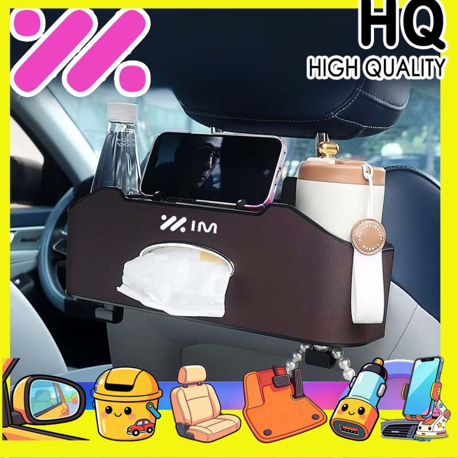 [READY]MG IM5 IM6 Multifunctional tissue storage box Body kit mg im6 Seat back storage box Water cup