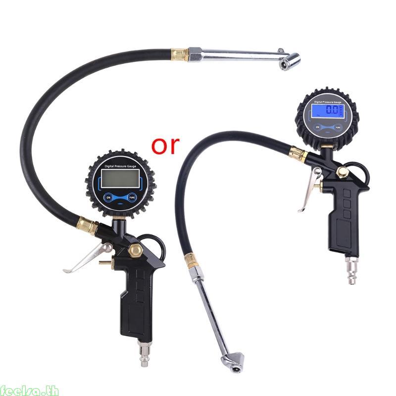 Feela Auto Digital ยาง Inflator เครื่องวัดความดันจอแสดงผล LED Tyre Deflator Gage พร้อม Dual สําหรับห