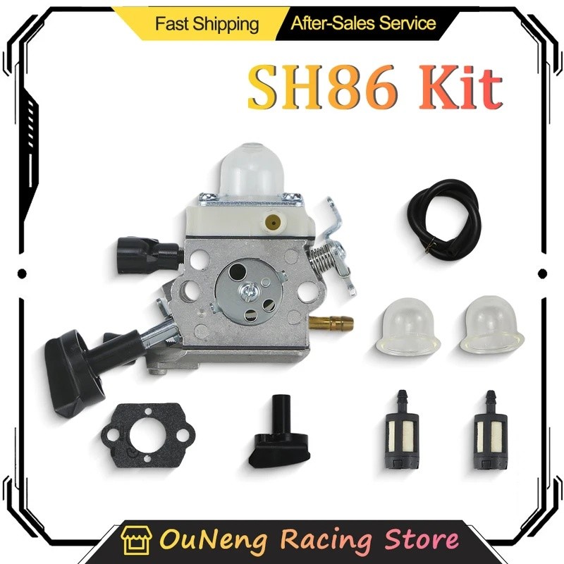 HZY Blower คาร์บูเรเตอร์สําหรับ Stihl BG45 BG46 BG55 BG65 BG85 SH55 SH85 BG86 BG86C SH86 C1M-S261 คา