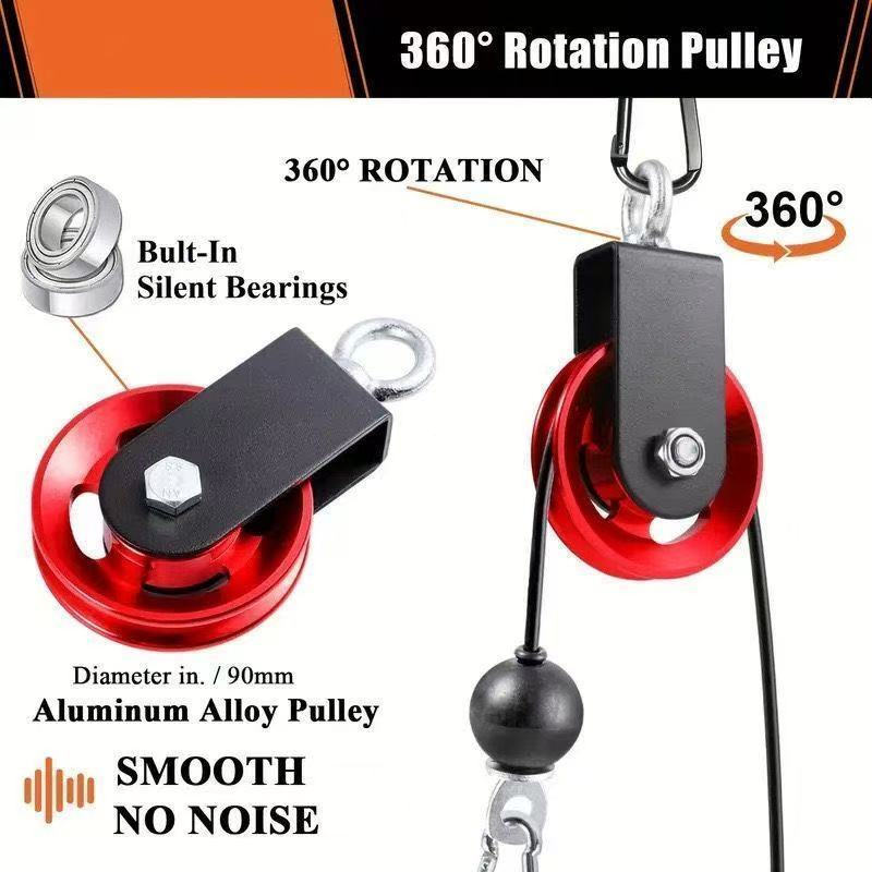 New Product#[Flying Bird Pulley]Fitness pulley equipment accessories Comprehensive Training Aluminum